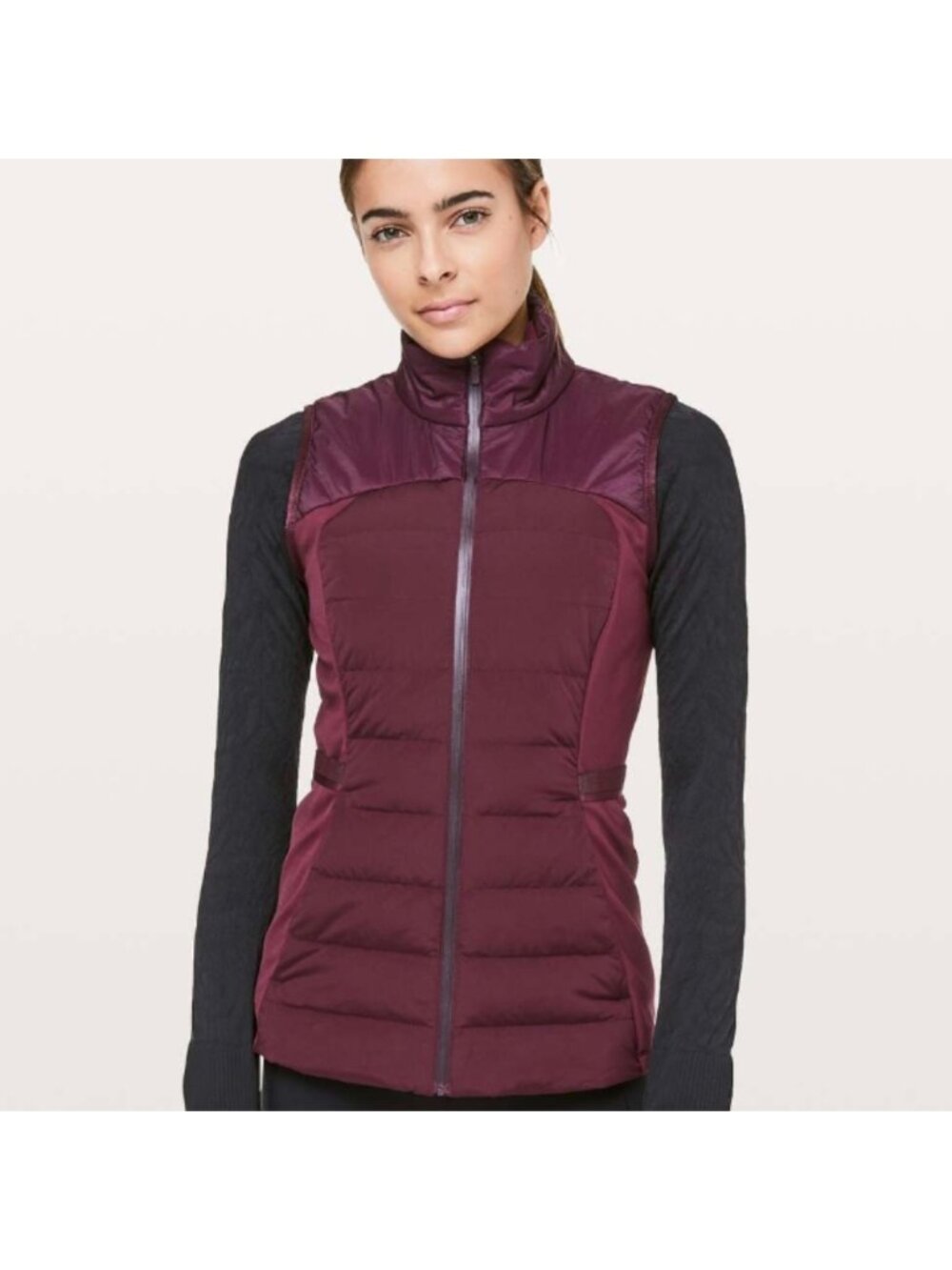 Lululemon Down For It All Vest Dark Adobe